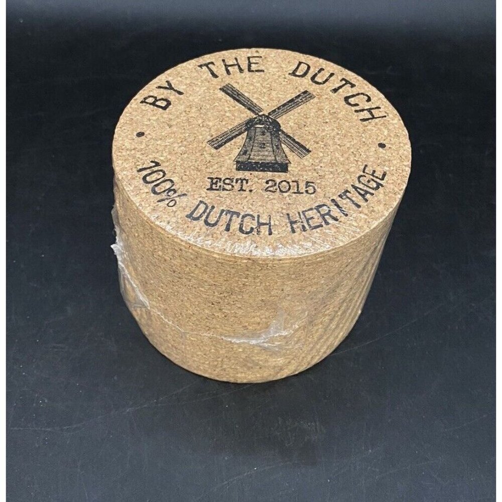 By The Dutch 100% Dutch Heritage Cork 50 Coasters Est 2015 Windmill